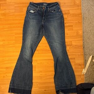 Edge Dark Blue Flare Jeans